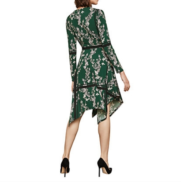 NWT BCBGMAXAZRIA Isabella Asymmetrical Wrap Dress - Picture 3 of 4